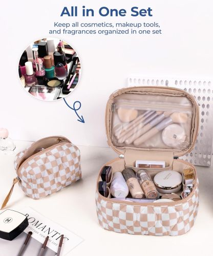 BAGSMART Travel Makeup Ba...