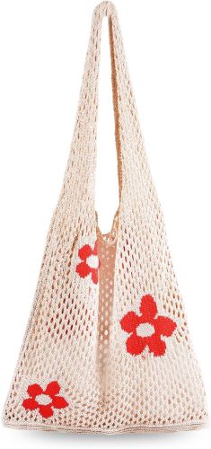 Crochet Tote Bag, Women S...