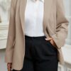 Cicy Bell Womens Plus Size Casual Blazers Open Front Long Sleeve Work Office Suit Jackets - Image 4