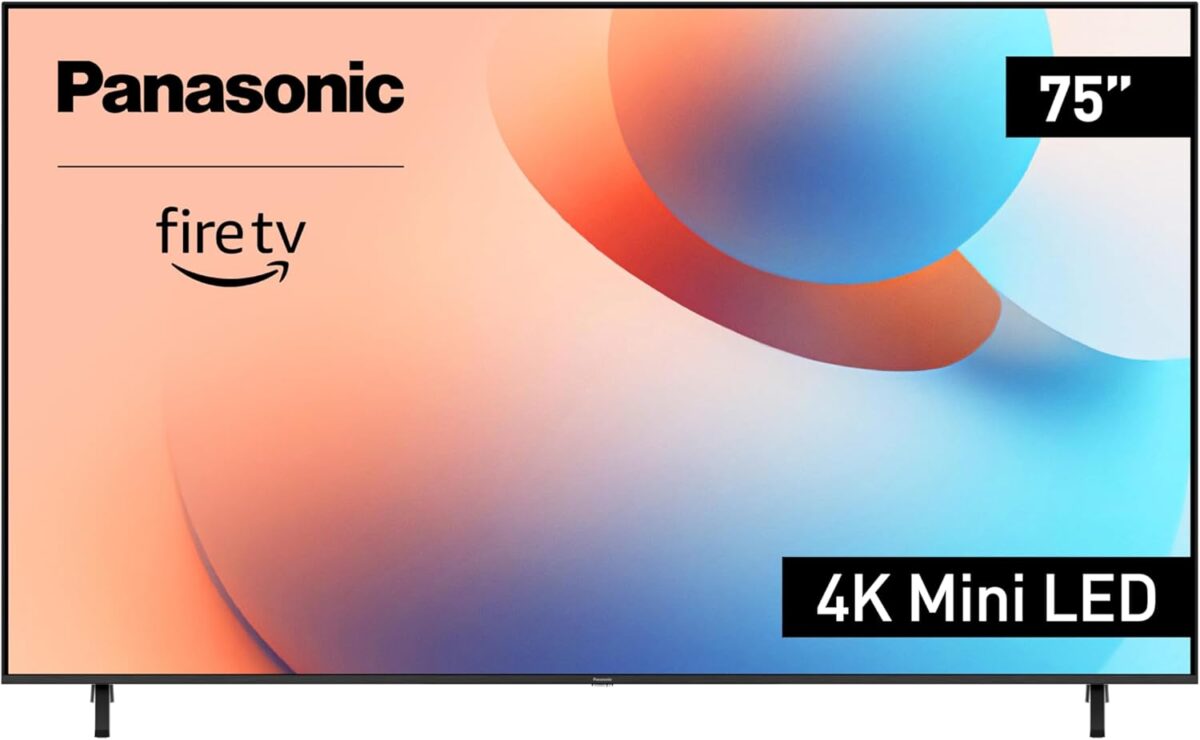 Panasonic W95 Series (2024 Model) 75-inch Mini LED 4K Ultra HD Smart Fire TV, Local Dimming, 144Hz Refresh Rate - 75W95AP