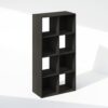 Furinno Pelli Cubic Storage Cabinet, Bookcase, Bookshelf, 8-Cube, Espresso - Image 3