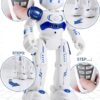 KingsDragon RC Robot Toys for Kids, Gesture & Sensing Programmable Remote Control Smart Robot for Age 3 4 5 6 7 8 Year Old Boys Girls Birthday Gift Present - Image 4