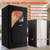 Sauna Box, Portable Steam Sauna, Portable Sauna for Home, Sauna Tent with 3L Steamer, 9 Levels, 2.6’ x 2.6’ x 5.9’ - Image 5