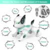 Remote Control Robot Dog Toy, RC Dog Programmable Smart Interactive Robotic Pets, RC Stunt Robot Toys Dog Imitates Animals Music Dancing Handstand Push-up Follow Functions for Boys Girls Toy Green - Image 5