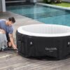 Bestway SaluSpa Miami EnergySense AirJet Inflatable Hot Tub Spa (71" x 26") | Portable Hot Tub with 2 Covers (1 Energy-Efficient Thermal Cover and 1 Standard Cover) | Fits Up to 2-4 Persons | Black - Image 9