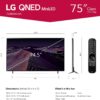 LG 75-Inch Class QNED85 Series Alexa Built-in 4K Smart TV, HDMI, 120Hz Refresh Rate, AI-Powered 4K, Dolby Vision IQ and Dolby Atmos, WiSA Ready, Cloud Gaming (75QNED85UQA, 2022) - Image 2