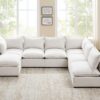 Modular Sectional Sofa, 8 Seater Sleeper Sectional Sofa Modular Sectional Couch for Living Room, Sofa Bed-L - Image 3