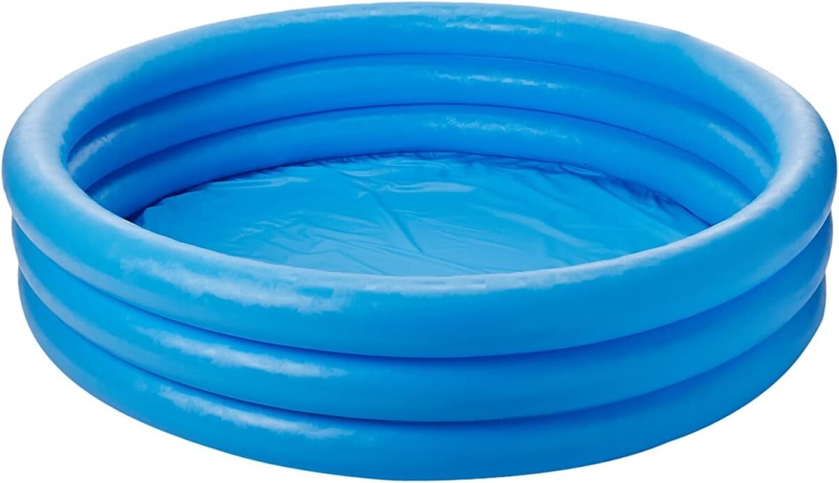 Intex 59416EP Crystal Blue Inflatable Pool, 45in x 10in