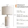 PoKat 23" Modern Ceramic Table Lamp Set of 2 for Living Room White Desk Lamps for Bedroom Farmhouse Bedside Nightstand Bedside Lamp End Table Lamps Beige - Image 6