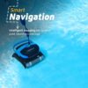 Dolphin Automatic Robotic Pool Vacuum Cleaner, Wall Climbing Scrubber Brush, Smart Navigation, Ideal for In-Ground Pools up to 50 FT in Length - Nautilus CC Plus Wi-Fi - Image 6