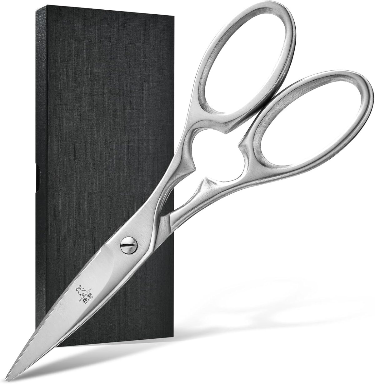 Malang -Japanese steel Kitchen scissors Heavy Duty Sharp Blade - Vegetable, Meat, Pizza Scissors - Food Stain Resistant