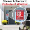 Pet Alert Safety Fire Rescue Sticker - Save Our Pets Emergency Pet Inside Decal - in Case of Emergency Danger Pet in House Home Window Door Sign - Image 4