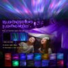 Northern Galaxy Light Aurora Projector with 33 Light Effects, Night Lights LED Star Projector for Bedroom Nebula Lamp, Remote Control, White Noises, Bluetooth Speaker for Parties - Image 3