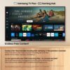 SAMSUNG 75-Inch Class QLED 4K LS03D The Frame Series Quantum HDR Smart TV w/Dolby Atmos, Art Mode, Anti-Reflection, Customizable Frame, Slim Fit Wall Mount with Alexa Built-in (QN75LS03D, 2024 Model) - Image 7