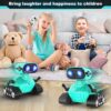 Hamourd Robot Toys - Kids Toys Rechargeable RC Robots, Remote Control Toy with Auto-Demonstration, Flexible Head & Arms, Dance Moves, Music, Shining LED Eyes, Girls Boys Toys Birthday - Image 5