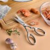 Malang -Japanese steel Kitchen scissors Heavy Duty Sharp Blade - Vegetable, Meat, Pizza Scissors - Food Stain Resistant - Image 7