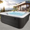 Scenic Outdoor Hot Tub, 6-Person 69-Jet Lounger 4-Pump Spa with Triple Water Columns and Bluetooth Stereo by Aqualife by Strong Spas - Image 8