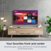 Roku Smart TV – 55-Inch Plus Series 4K QLED RokuTV with Roku Voice Remote Pro, Dolby Vision, Striking 4K Resolution, Automatic Brightness, & Seamless Streaming – Live Local News & Sports - Image 4