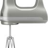 KitchenAid 5-Speed Ultra Power Hand Mixer - KHM512, Contour Silver - Image 2