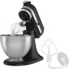 KitchenAid Classic Series 4.5 Quart Tilt-Head Stand Mixer K45SS, Onyx Black - Image 2