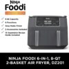 Ninja DZ201 Foodi 8 Quart 6-in-1 DualZone 2-Basket Air Fryer with 2 Independent Frying Baskets, Match Cook & Smart Finish to Roast, Broil, Dehydrate & More for Quick, Easy Meals, Grey - Image 10