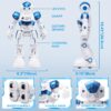 SGILE RC Robot Toys for Kids, Gesture Sensing Programmable Rechargeable Remote Control Robot for Age 3 4 5 6 7 8 12 Year Old Boys Girls Birthday Gift Present, Blue - Image 2