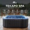 Square Inflatable Bubble Massage Spa, 4 to 6 Person Outdoor Hot Tub, Tekapo - Image 3