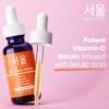 SeoulCeuticals Korean Skin Care 20% Vitamin C Hyaluronic Acid Serum + CE Ferulic Acid - Potent Anti Aging, Anti Wrinkle Korean Beauty 1oz - Image 3