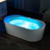 WOODBRIDGE 72" x 35-3/8" Whirlpool and Air Bath Heated Soaking Combination Tub with Adjustable Speed Air Blower and Display Control Panel, BJ600 - Image 13