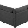 HONBAY Convertible Sectional Sofa L Shaped Couch for Small Apartment Reversible Sectional Couches for Living Room,Dark Grey - Image 7