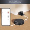 ILIFE V9 Pro Robot Vacuum and Mop Combo, Self Emptying Robot Vacuum Cleaner, 3000Pa Strong Suction, Gyro Navigation, App/Alexa/Remote Control, Works with 2.4G Wifi, Ideal for Hard Floors, Black - Image 7