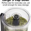 Hamilton Beach Electric Vegetable Chopper & Mini Food Processor, 3-Cup, 350 Watts, for Dicing, Mincing, and Puree, Black (72850) - Image 3