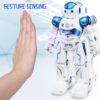 SGILE RC Robot Toys for Kids, Gesture Sensing Programmable Rechargeable Remote Control Robot for Age 3 4 5 6 7 8 12 Year Old Boys Girls Birthday Gift Present, Blue - Image 5