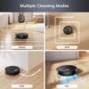 ILIFE V9 Pro Robot Vacuum and Mop Combo, Self Emptying Robot Vacuum Cleaner, 3000Pa Strong Suction, Gyro Navigation, App/Alexa/Remote Control, Works with 2.4G Wifi, Ideal for Hard Floors, Black - Image 8