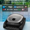 Beatbot AquaSense Cordless Robotic Pool Vacuum Cleaner - Intelligent Path Opimization, Cleans Floor, Walls, and Waterline - Suitable for Above & In-Ground Pools up to 2,260 sq.ft, Light Gray - Image 2