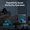 Dreo 6L Top Fill Humidifiers for Bedroom, 60H Runtime, 28 dB Quiet Supersized Cool Mist Humidifiers for Large Room, Air Humidifier for Home, Baby, Plant, Indoor, Night Light, Ultrasonic - Image 4