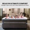 Jacuzzi J-300 Series Oval Pillow Insert + Back Mount - Enhanced Support, Custom-Fit Accessory, Ultimate Spa Relaxation, Compatible with J-300 Series Hot Tubs - Image 5