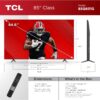 TCL 85-Inch Q65 QLED 4K UHD Smart TV with Google TV (85Q651G, 2024 Model) Dolby Vision, Dolby Atmos, HDR Pro+, Game Accelerator Enhanced Gaming, Voice Remote, Works with Alexa, Streaming Television - Image 3