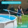 Intex 26373EH 32ft x 16ft x 52in Ultra XTR Frame Above Ground Rectangular Swimming Pool Set with Sand Filter Pump, Ladder, Cover, & Maintenance Kit - Image 7