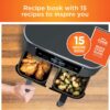 Ninja DZ201 Foodi 8 Quart 6-in-1 DualZone 2-Basket Air Fryer with 2 Independent Frying Baskets, Match Cook & Smart Finish to Roast, Broil, Dehydrate & More for Quick, Easy Meals, Grey - Image 14