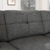 HONBAY Convertible Sectional Sofa L Shaped Couch for Small Apartment Reversible Sectional Couches for Living Room,Dark Grey - Image 5